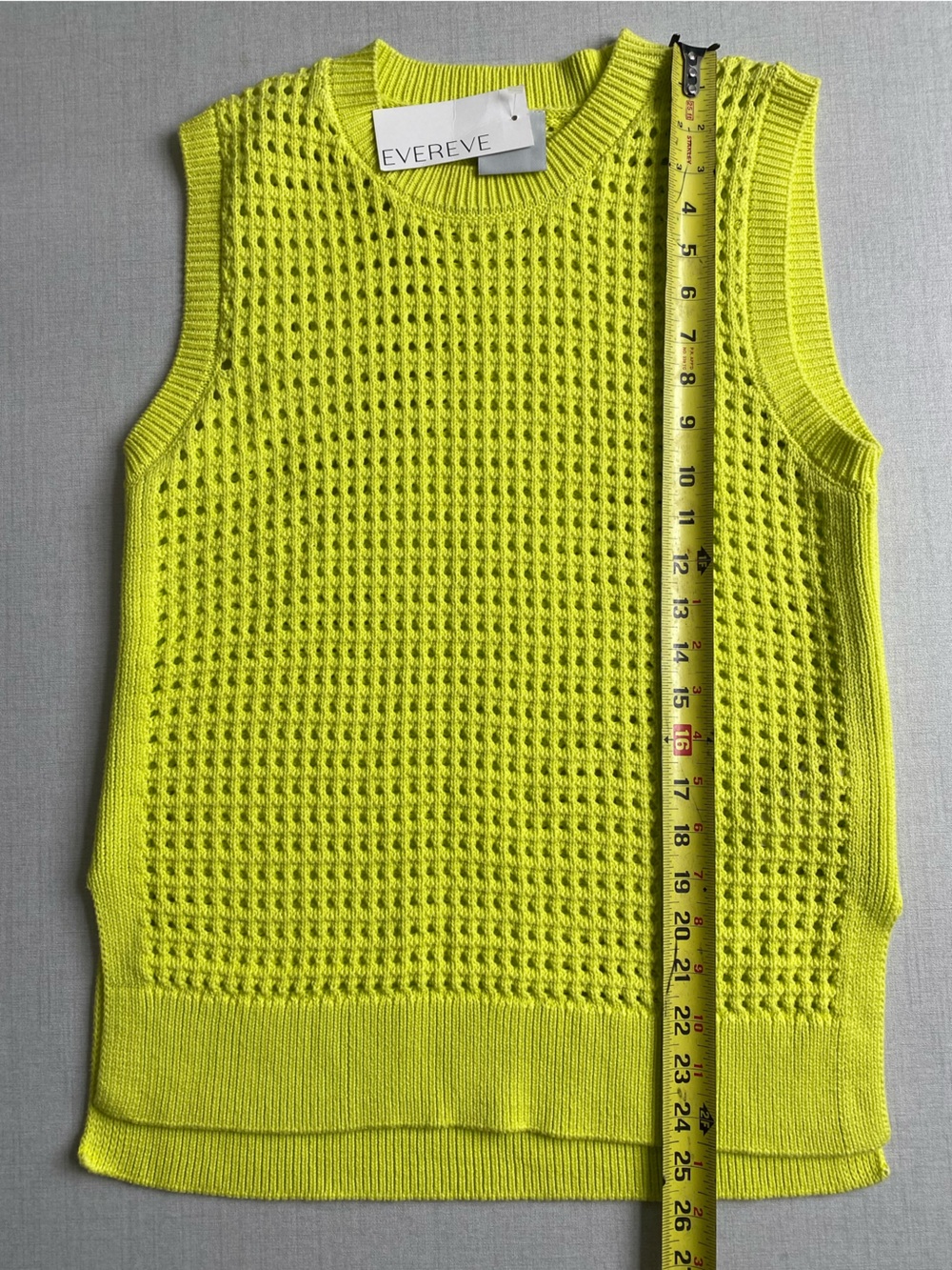 NWT Varley Evereve Knit Vest Size Small Cotton Crochet 100% Cotton - Picture 5 of 11